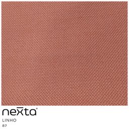 Sofá Curvo 3 Lugares 180cm Braço Esq. Thommy Pés Preto Linho Coral - Nexta Casa - 3