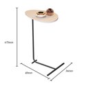 Ver imagem 6 de Mesa de Apoio Sofa Organica Off White com Preto - Moveis Jb