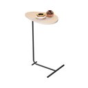 Ver imagem 1 de Mesa de Apoio Sofa Organica Off White com Preto - Moveis Jb