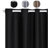 Cortina Blackout em Tecido Preto Quarto Sala 2,80x2,60 Corta Luz Casa Dona - 2