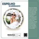 Ver imagem 6 de Espelho Redondo Decorativo 40cm Iluminado 3 Leds Touch Screen Moldura em Aluminio - Branco