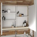 Ver imagem 3 de Armário de Banheiro 80cm 02 Portas Ref 830 Cewal - Itapuã/off White