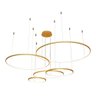 Lustre Pendente Sindora Qd05366 Dourado Led Bivolt - 1