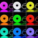 Ver imagem 7 de Kit Mangueira Fita Led Neon Flex Rgb 20 Metros + Rabicho 8 Efeitos 220v