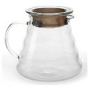 Ver imagem 1 de Cafeteira Vidro Borossilicato 300ml Tampa Hermética Café Chá