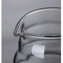Ver imagem 2 de Cafeteira Vidro Borossilicato 300ml Tampa Hermética Café Chá