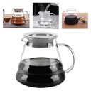 Ver imagem 5 de Cafeteira Vidro Borossilicato 300ml Tampa Hermética Café Chá