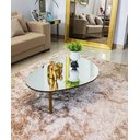 Ver imagem 5 de Mesa Centro Sala Orgânica Espelhada Paris Mirror