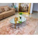 Ver imagem 3 de Mesa Centro Sala Orgânica Espelhada Paris Mirror