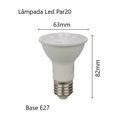 Ver imagem 4 de Lâmpada Led Par20 7w E27 Bivolt Avant