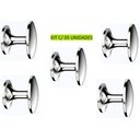 Ver imagem 1 de Kit com 05 Pçs Puxador Vitta (29mm) Ponto Redondo - Cromado