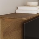 Ver imagem 2 de Painel para TV até 65 Polegadas 100% em MDF Enseada Rimo - Jequitibá/Palha