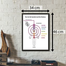Quadros Decorativos Símbolos Reiki Cho Ku Reim Sei He Ki - 4