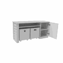 Ver imagem 1 de Rack com Baús Infantil com Porta Carrinhos Kauan 100% Mdf - Único