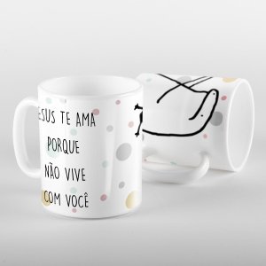Caneca flork não vive com você