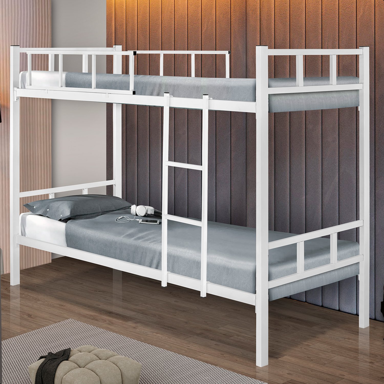 Beliche Mônaco Solteiro de Aço Galvanizado Branco - 2