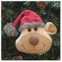 Ver imagem 4 de Enfeite Pendente Para Árvore De Natal Ursinho 15cm 4 Unidades