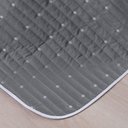 Ver imagem 5 de Kit Cobre Leito Casal Queen Size Bordado Urbany Hipercal 400 Fios Cinza