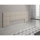 Ver imagem 2 de Painel Estofado 12 Módulos Rufato Veludo Creme