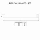 Ver imagem 2 de Porta Toalha 63,5cm Fani Horus Cromado 4400 C450