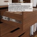 Ver imagem 7 de Guarda-Roupa Casal 3 Portas de Correr com Pés e Espelhos 269cm 100% MDF Olinda Espresso Móveis Marrom/Jequitiba