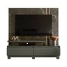 Home Theater Persa com Pés TV 75 2 Gavetas Jade Oliva Tana Decor Madetec - 2