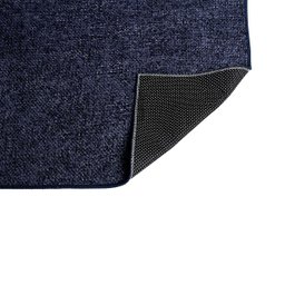 Tapete Sala Antiderrapante Linen 04 Azul 2,50x3,00m - 3