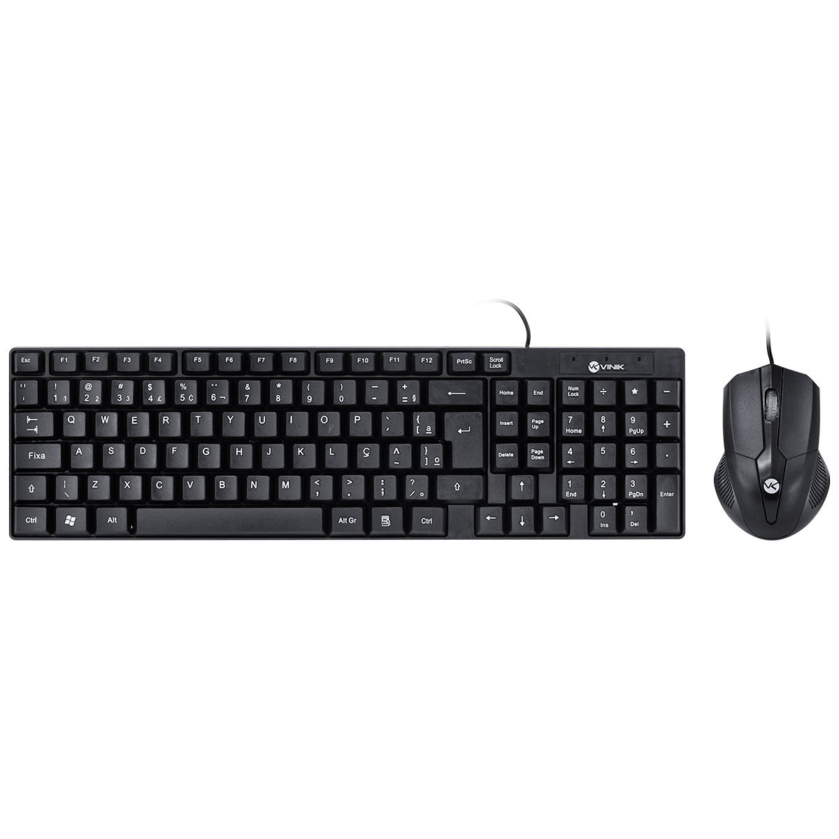 Teclado Multimídia EFFECT Conexão USB Padrão ABNT2 - OEX TC403