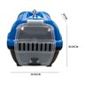 Caixa de Transporte para Pet -  azul e Preto - 3