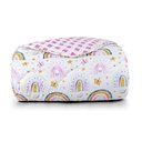 Ver imagem 3 de Edredom Joy Kids Infantil Solteiro 01 Peça Micropercal 200 Fios Dupla Face Estampado - Rainbow Rosa
