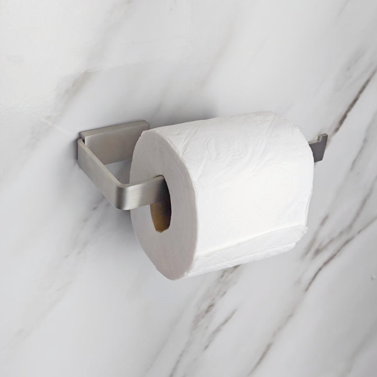 Suporte Papel Higienico Banheiro Aço Escovado S/ Tampa - 3