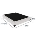 Ver imagem 3 de Base Box Viúvo Branco 128x188x35