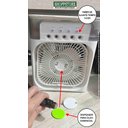Ver imagem 4 de Ventilador Climatizador Pessoal com 5 Atomizadores de Névoa:branco