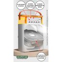 Ver imagem 3 de Ventilador Climatizador Pessoal com 5 Atomizadores de Névoa:branco