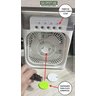 Ventilador Climatizador Pessoal com 5 Atomizadores de Névoa:Branco - 4