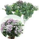 Ver imagem 1 de Kit 12 Plantas Kalanchoe Artificiais Jardim Flores Rosa 30cm