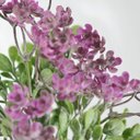 Ver imagem 3 de Kit 12 Plantas Kalanchoe Artificiais Jardim Flores Rosa 30cm