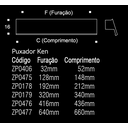 Ver imagem 4 de Puxador Alça Ken 32mm Cromado Zen Design Zp0406.1
