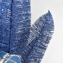 Ver imagem 4 de Árvore de Natal Nevada Decorada Azul e Prata 90cm | Natal Formosinha