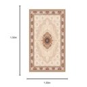 Ver imagem 3 de Tapete Persa Iraniano Bege Ideal para Sala Hall de Entrada e Quarto 1,00x1,50cm