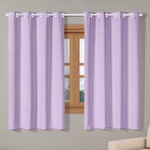 Cortina Oxford 2,80m X 1,80m Apartamento para Sala Quarto Janela Cozinha Decorativa Lilás