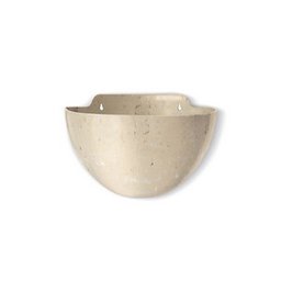 Vaso De Parede Cachepo Elegance Médio Para Jardim Vertical:Marrom - 1