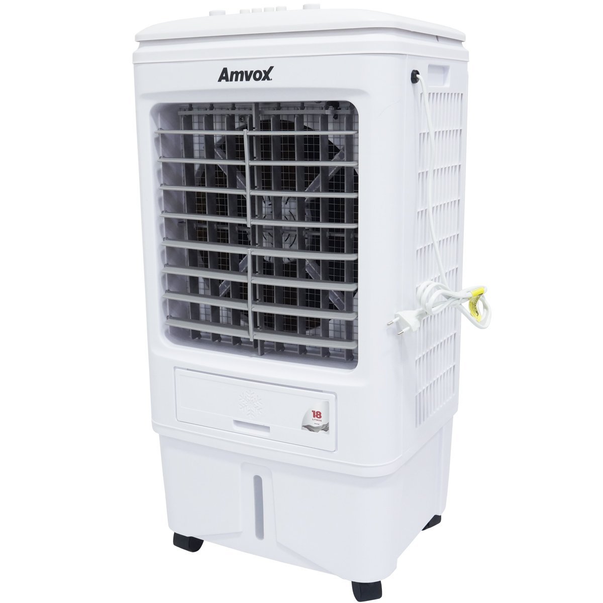 Climatizador Ar Frio 18l Portátil Evaporativo Industrial Umidificador Branco Amvox Acl 018 (220v) - 2