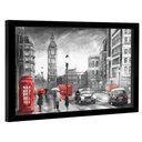 Ver imagem 1 de Quadro Decorativo Londres Estilo Pintura