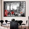 Quadro Decorativo Londres Estilo Pintura - 2