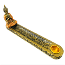 Ver imagem 1 de Incensário Barra Régua Vareta Resina Buda Roupa Rosé 20cm