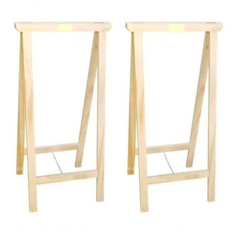 Cavalete P/ Apoio Mesa Bancada Madeira Pinus