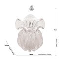 Ver imagem 2 de Vaso Murano de Vidro Italy Transparente 10x11cm Wolff