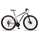 Ver imagem 1 de Bicicleta Mountain Bike 21 Velocidades Aço Suspensão Shimano Branco