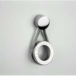 Puxador Ponto Fune Garage Cromado com Espia de Aço Zen Design 01 unidade - 1